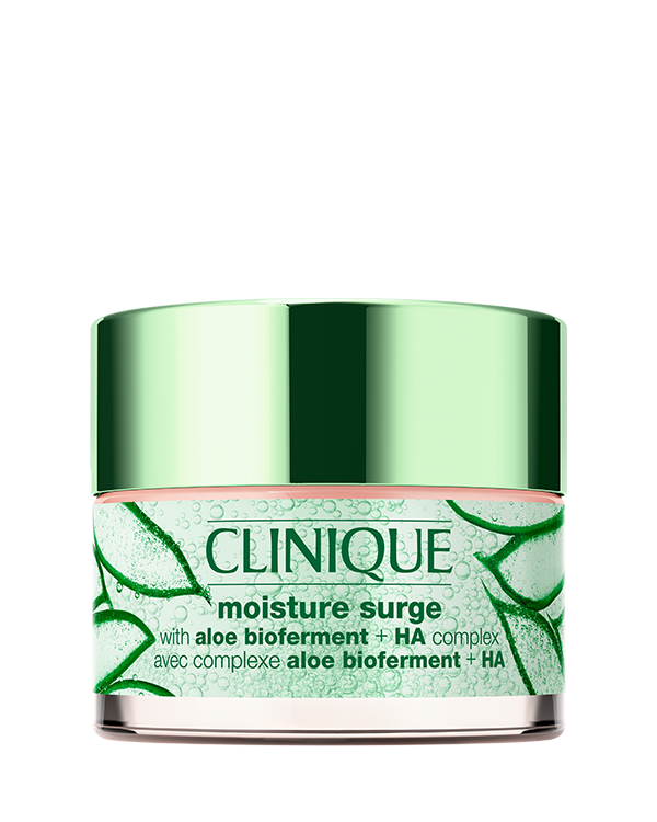 Limited Edition Moisture Surge™ 100H Auto-Replenishing Hydrator (Aloe Vera), Refreshing oil-free gel-cream penetrates deep, lasts 100 hours. timmar.
